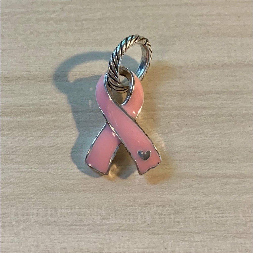 Brighton Pink Ribbon Charm
